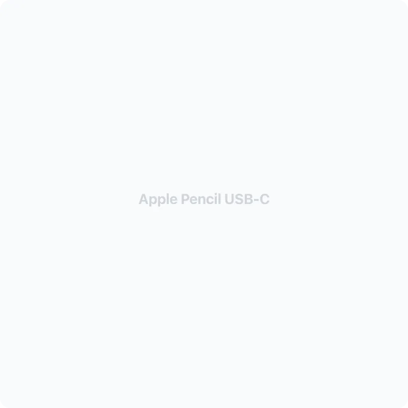 Схематичное изображение: Apple Pencil USB-C